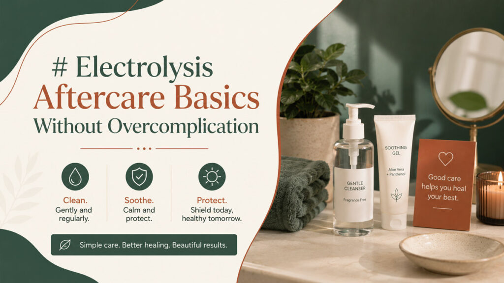 Electrolysis Aftercare Basics Without Overcomplication