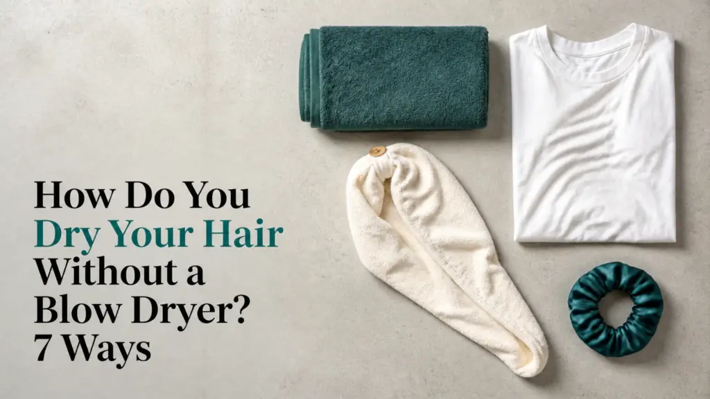 how do you dry your hair without a blow dryer