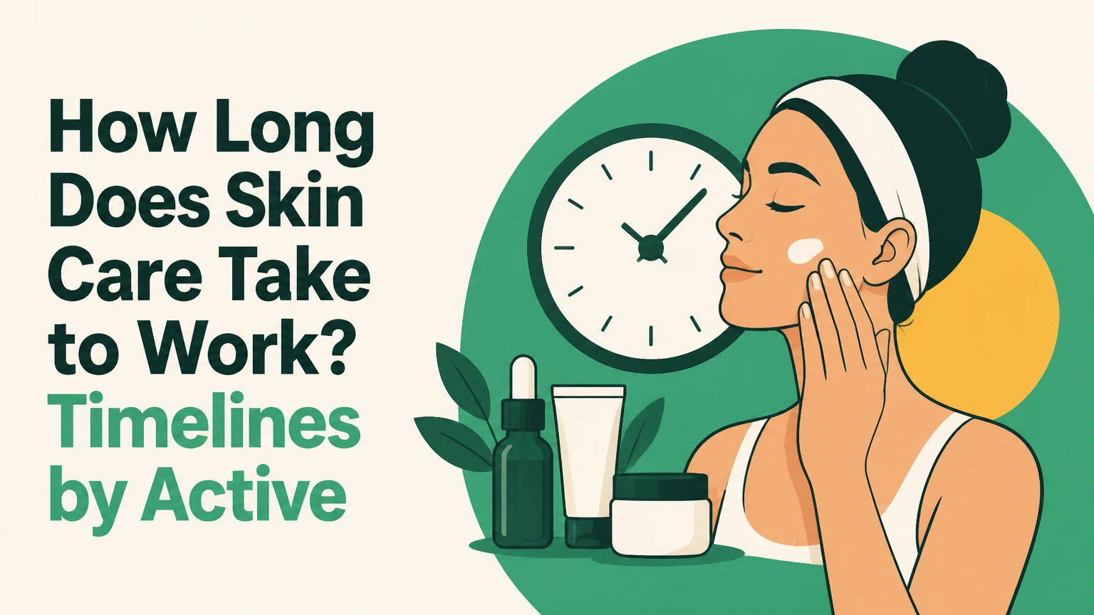 how long does skin care take to work