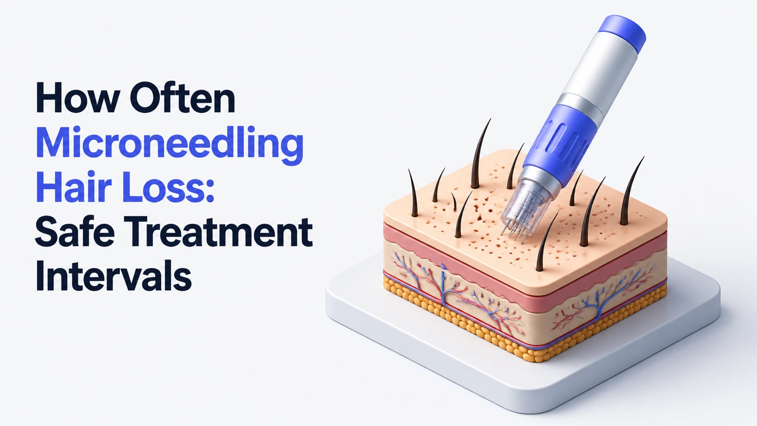 how often microneedling hair loss