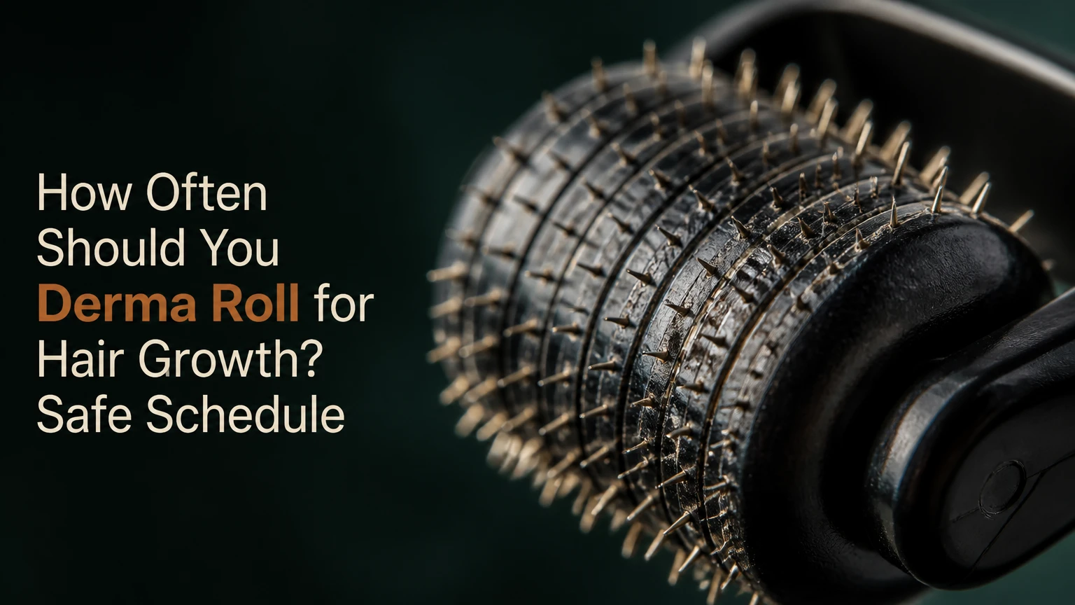 how often should you derma roll for hair growth