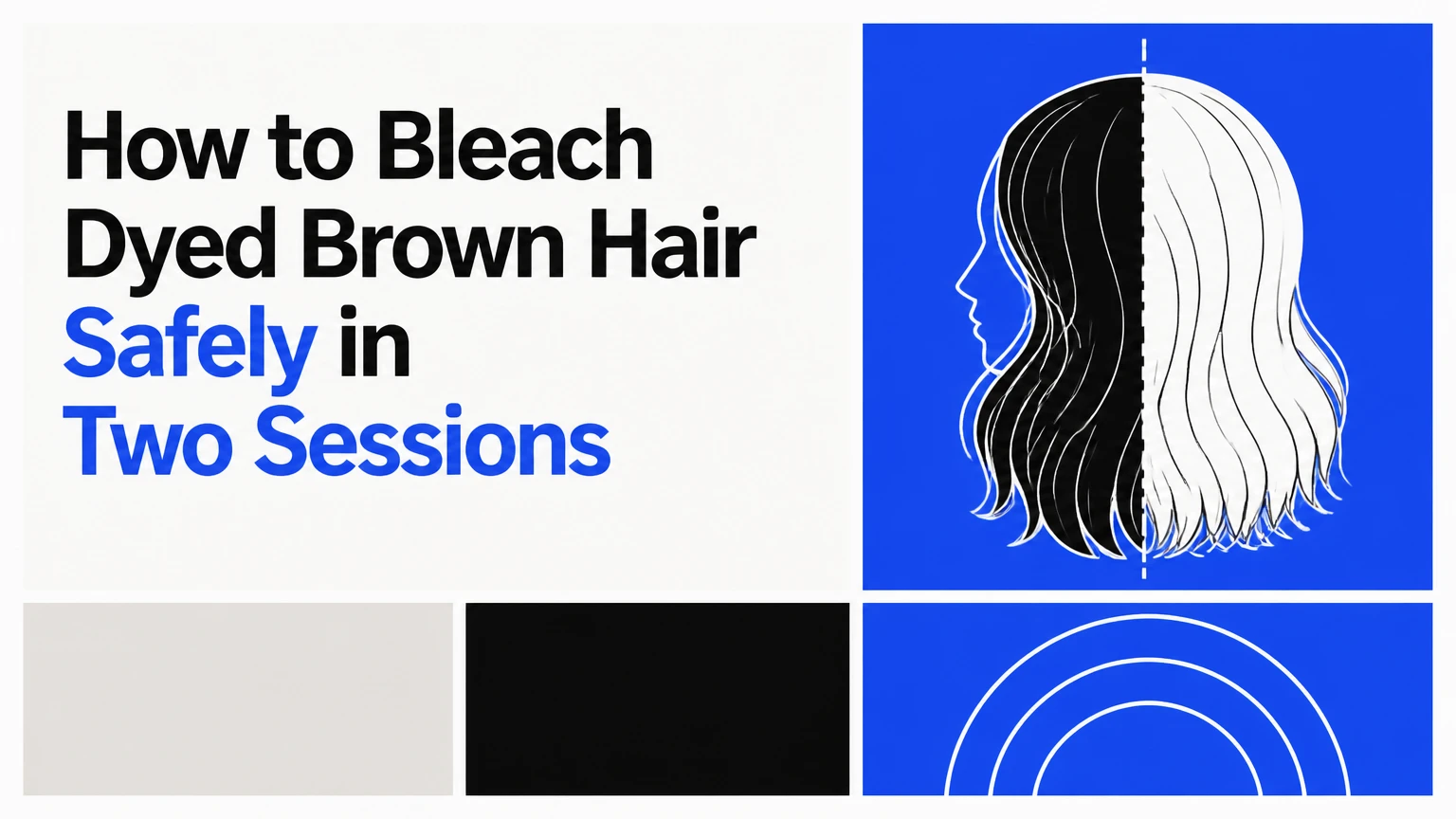 how to bleach dyed brown hair