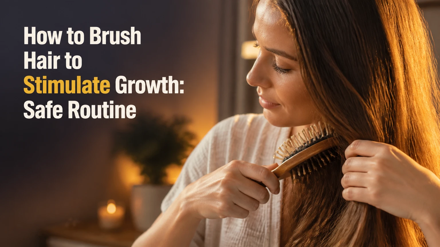 how to brush hair to stimulate growth