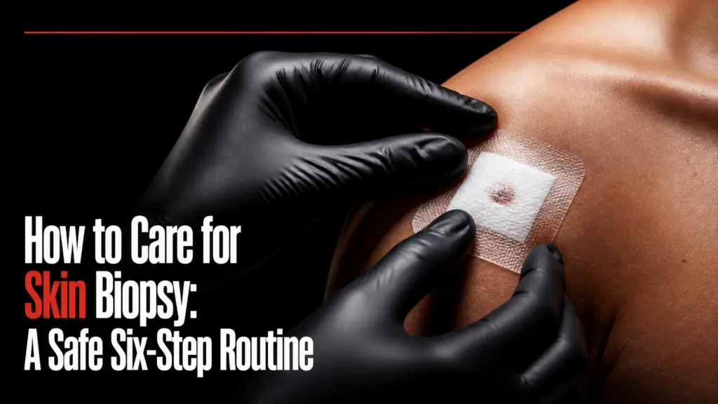 how to care for skin biopsy