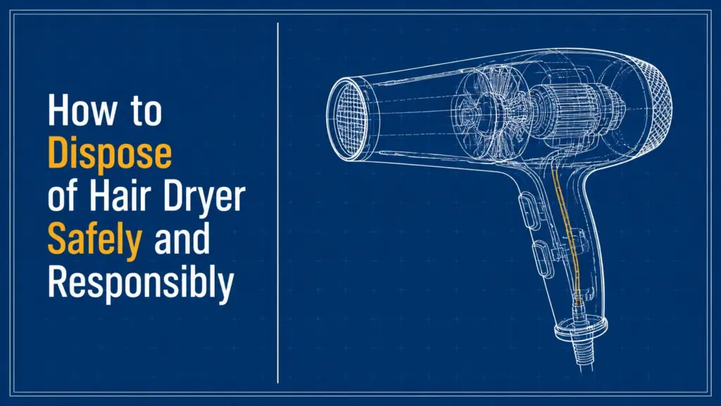 how to dispose of hair dryer
