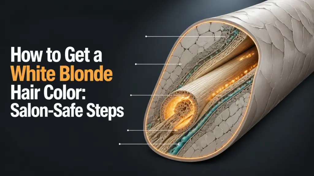 how to get a white blonde hair color