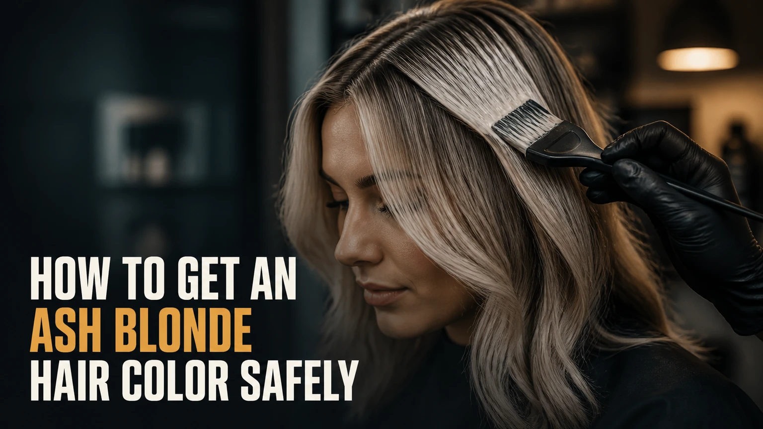 how to get an ash blonde hair color