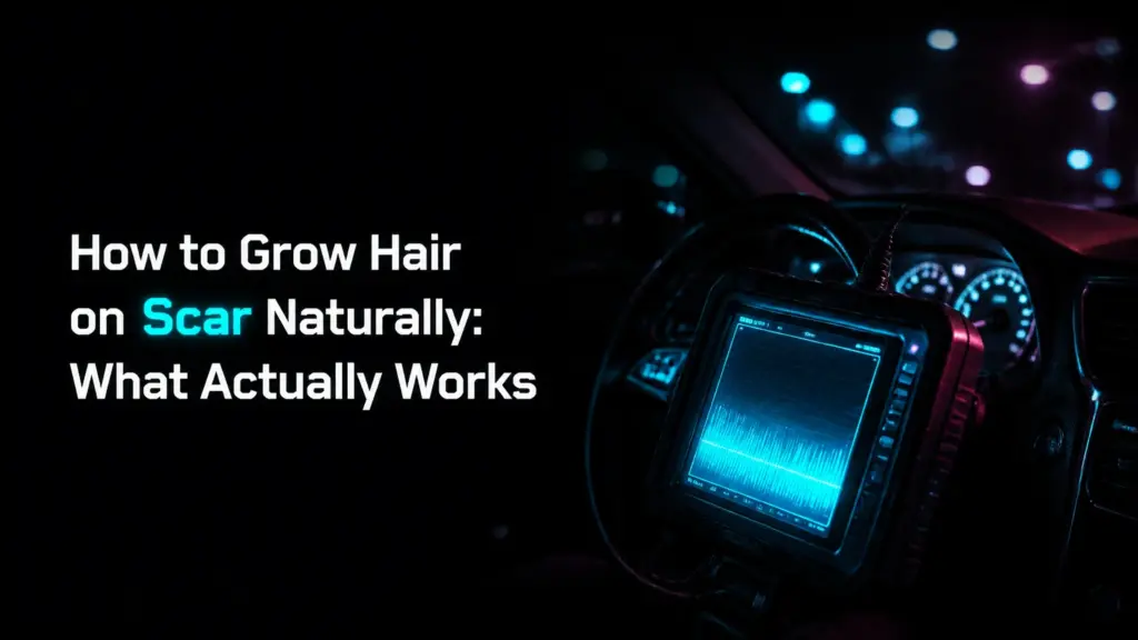 how to grow hair on scar naturally