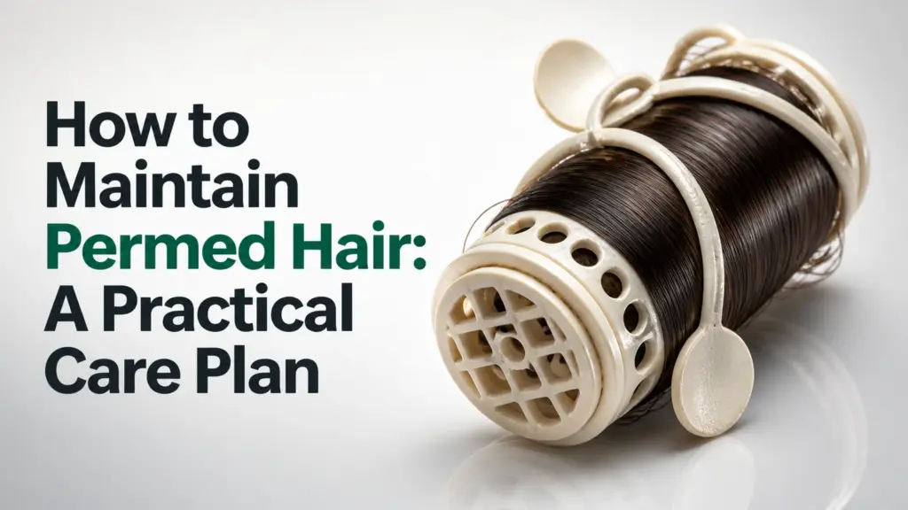 how to maintain permed hair