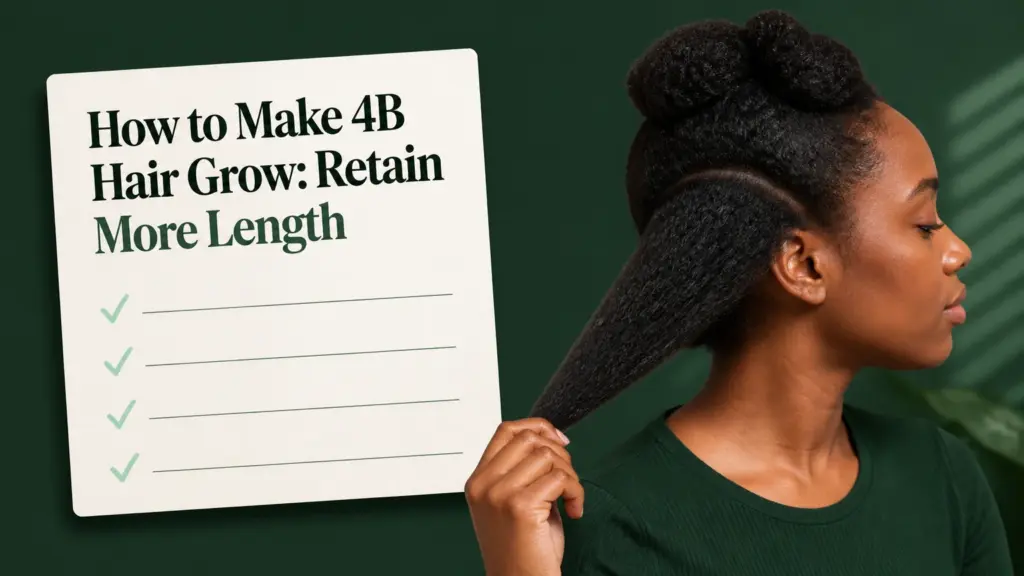 how to make 4b hair grow