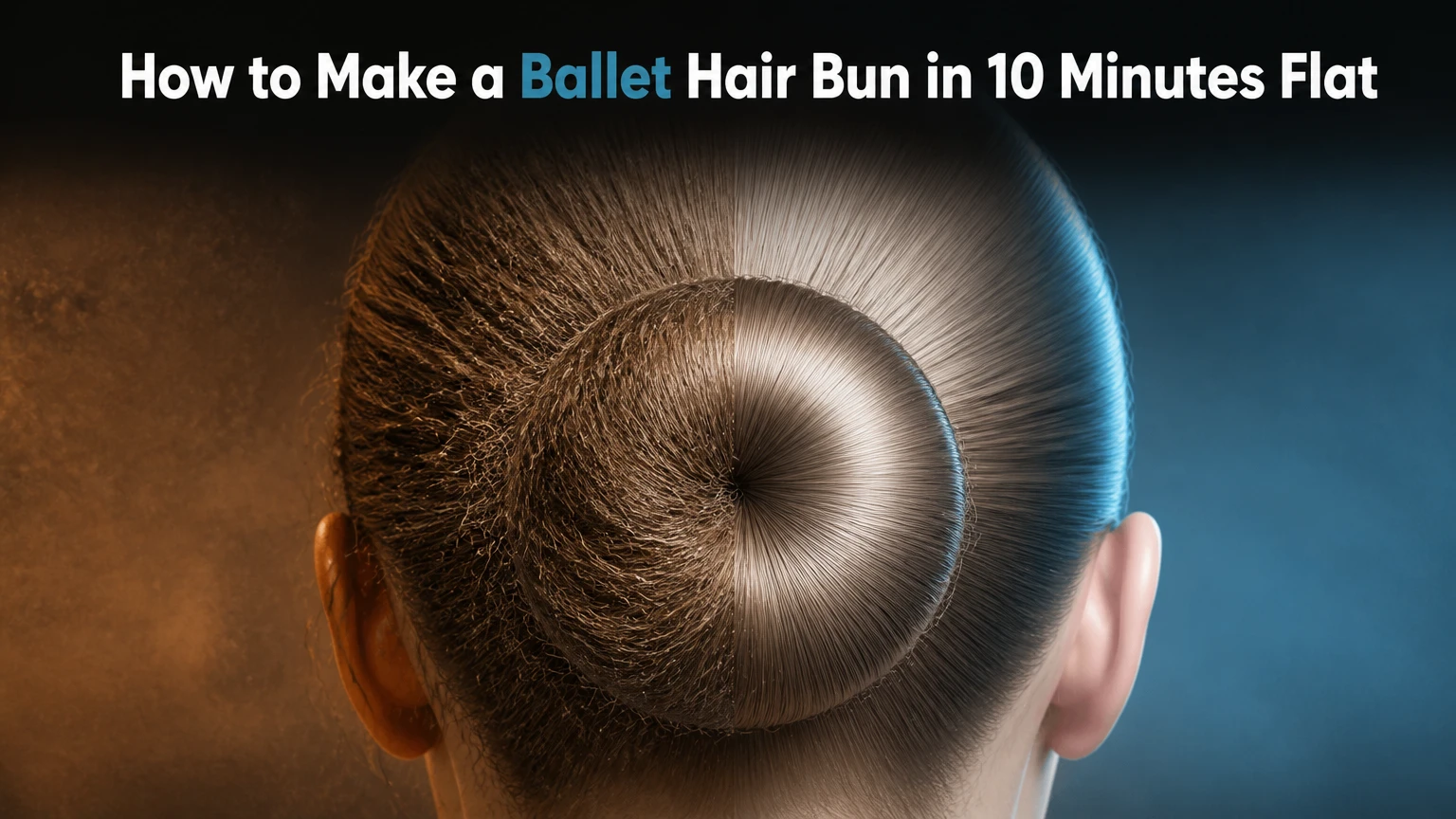 how to make a ballet hair bun