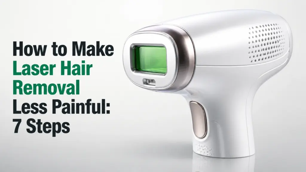 how to make laser hair removal less painful