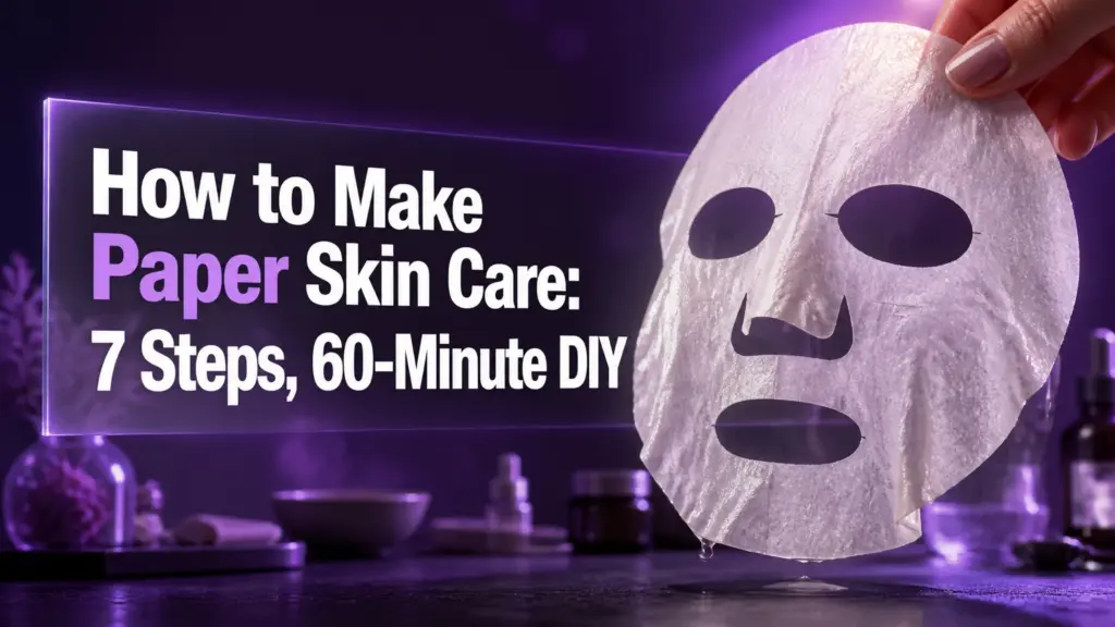 how to make paper skin care