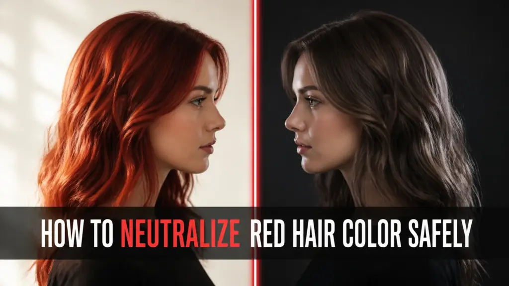 how to neutralize red hair color