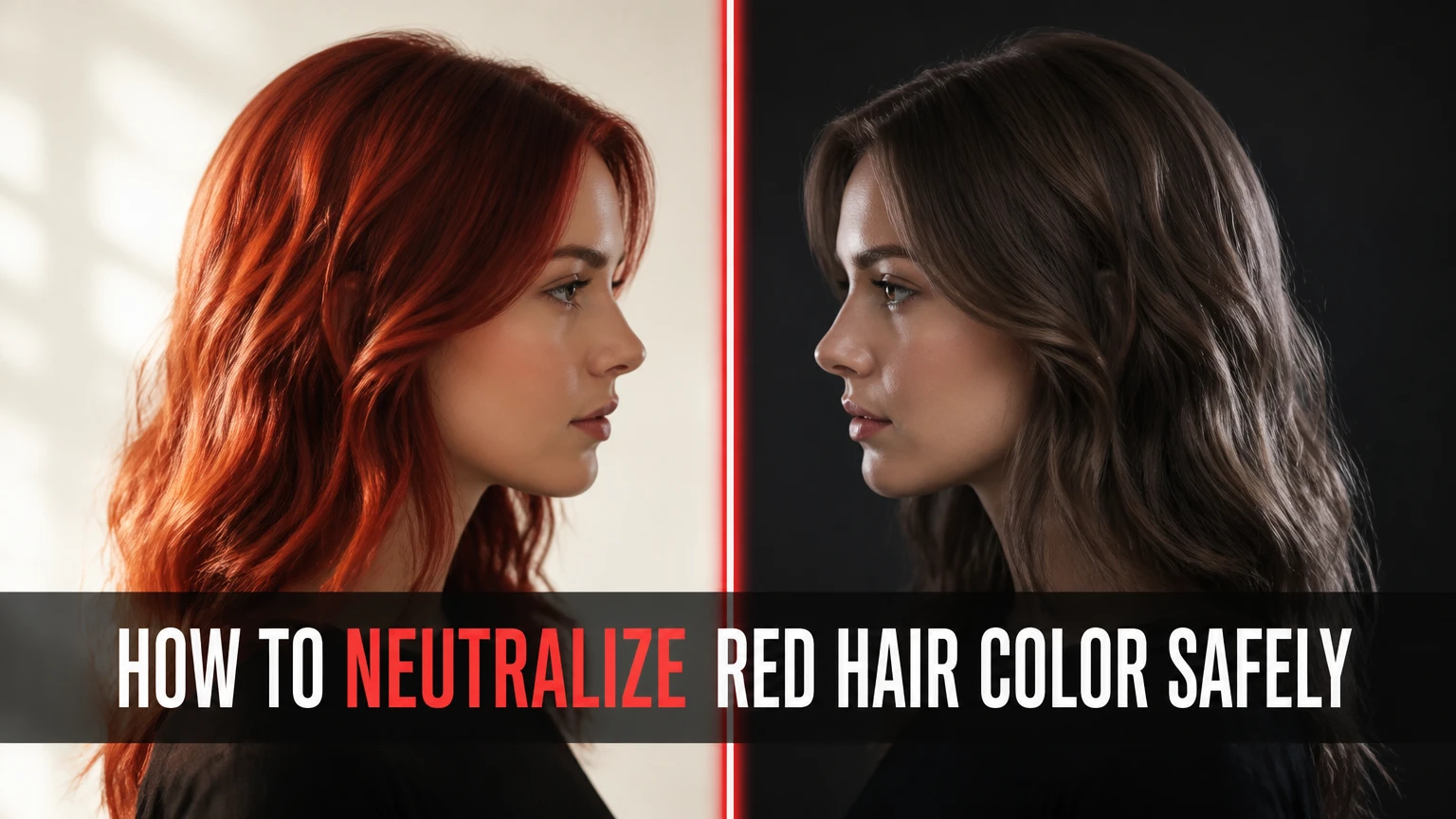 how to neutralize red hair color