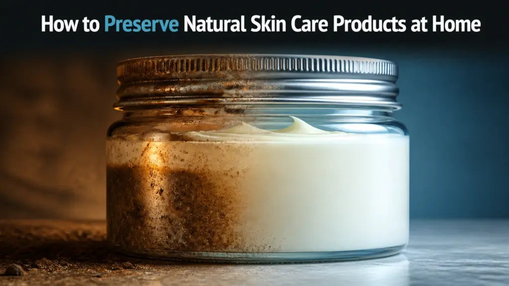 how to preserve natural skin care products