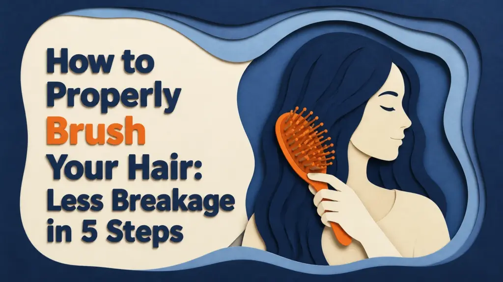 how to properly brush your hair