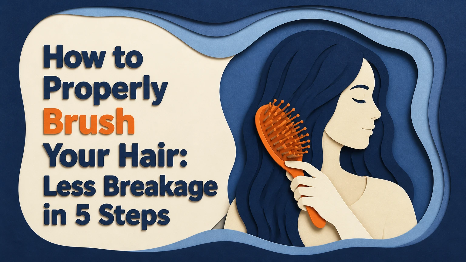 how to properly brush your hair