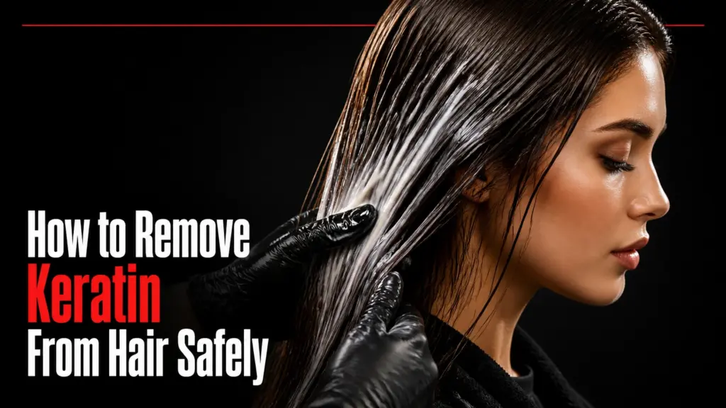 how to remove keratin from hair