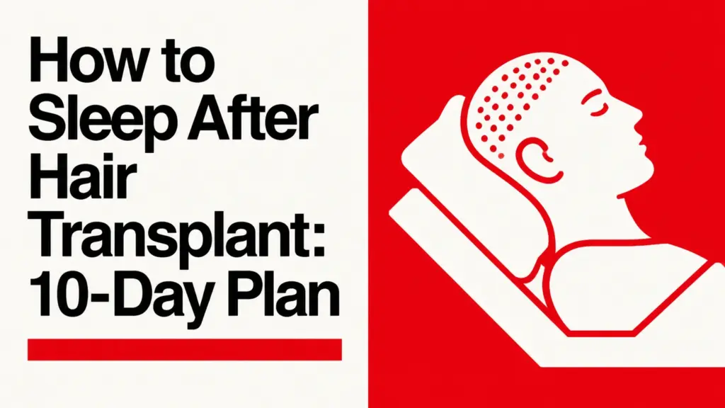 how to sleep after hair transplant