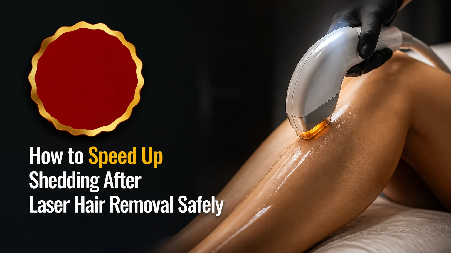 how to speed up shedding after laser hair removal