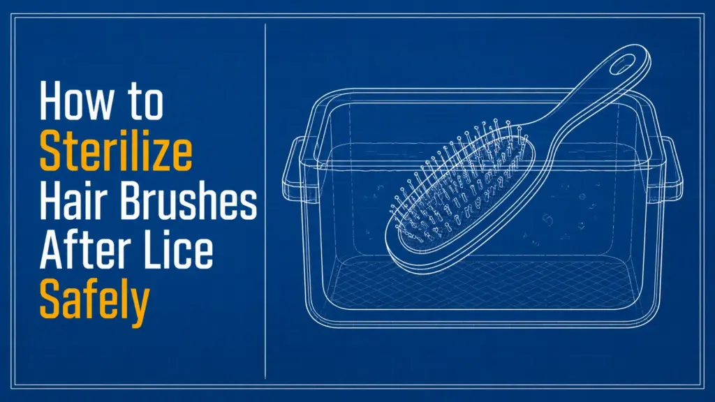 how to sterilize hair brushes after lice