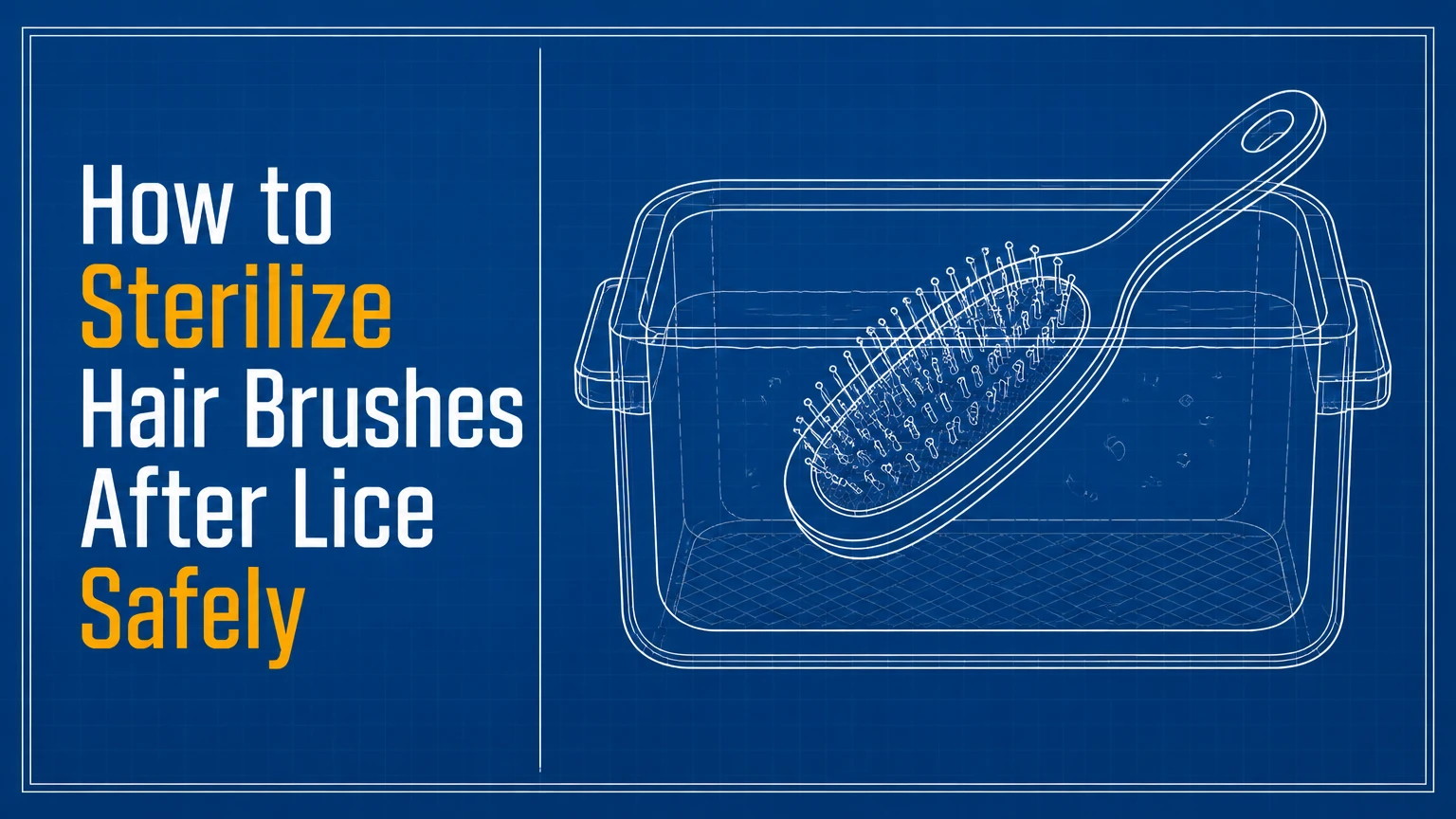 how to sterilize hair brushes after lice