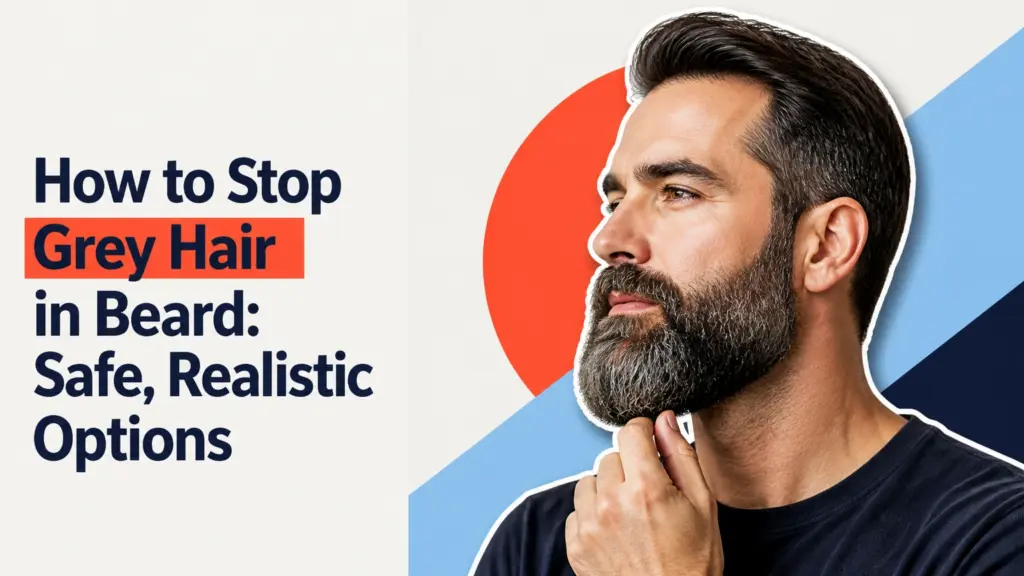 how to stop grey hair in beard