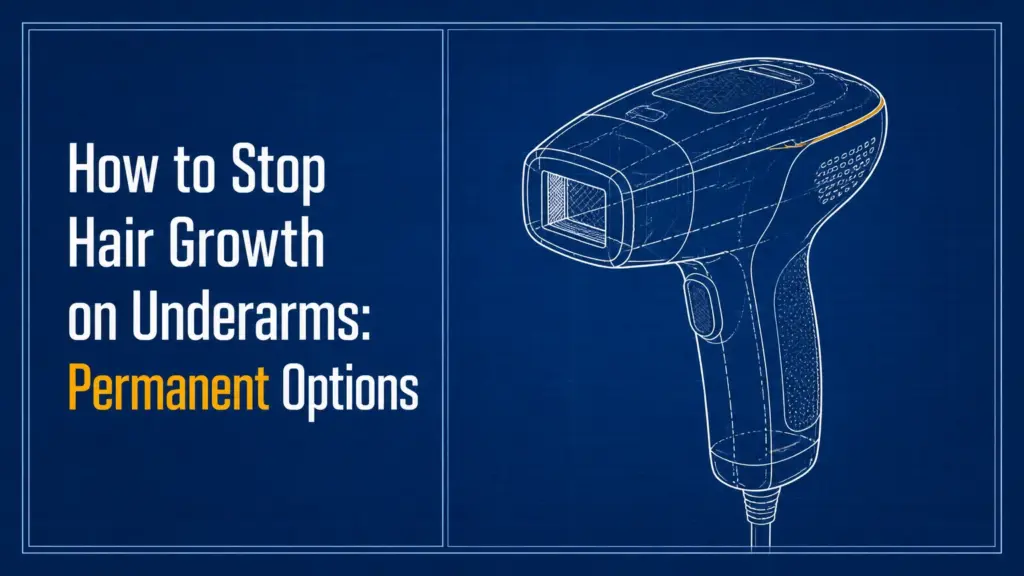 how to stop hair growth on underarms