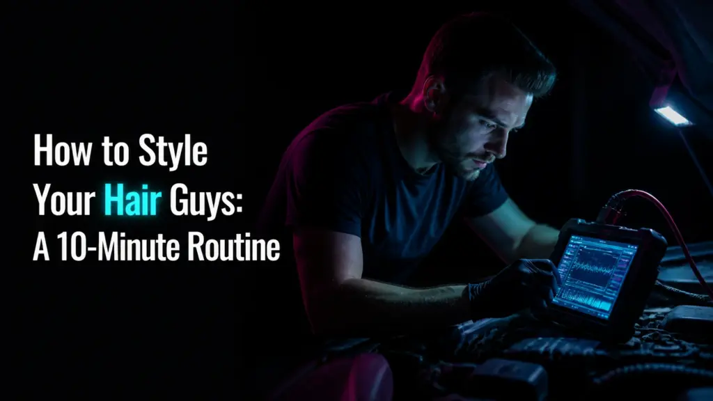 how to style your hair guys