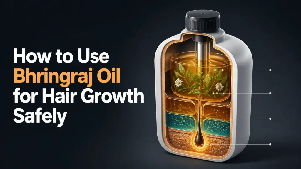 how to use bhringraj oil for hair growth