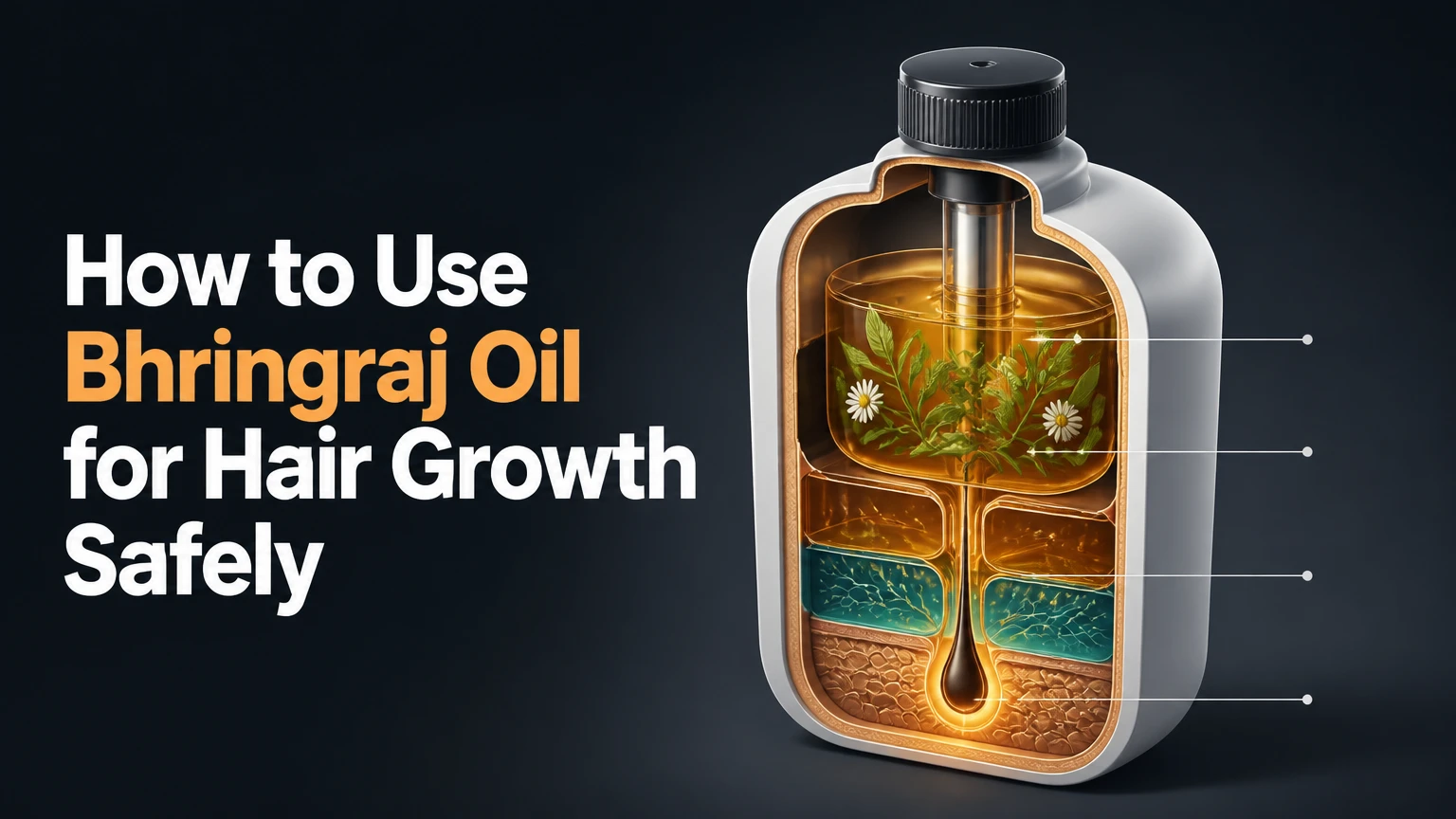 how to use bhringraj oil for hair growth