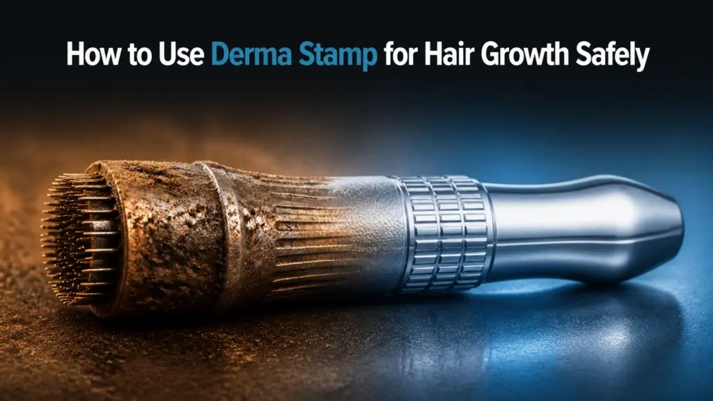 how to use derma stamp for hair growth