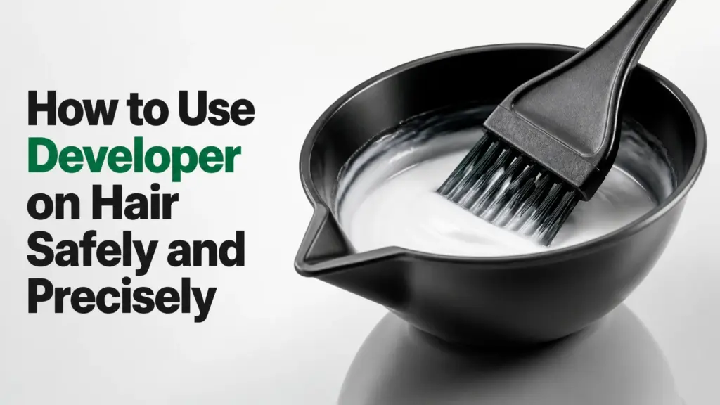 how to use developer on hair