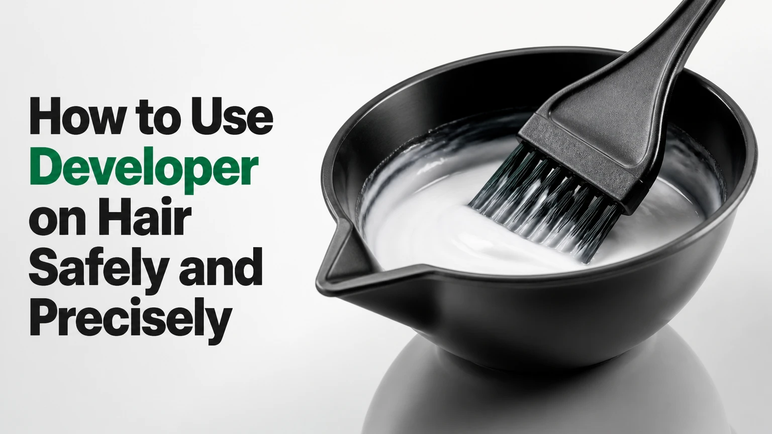 how to use developer on hair