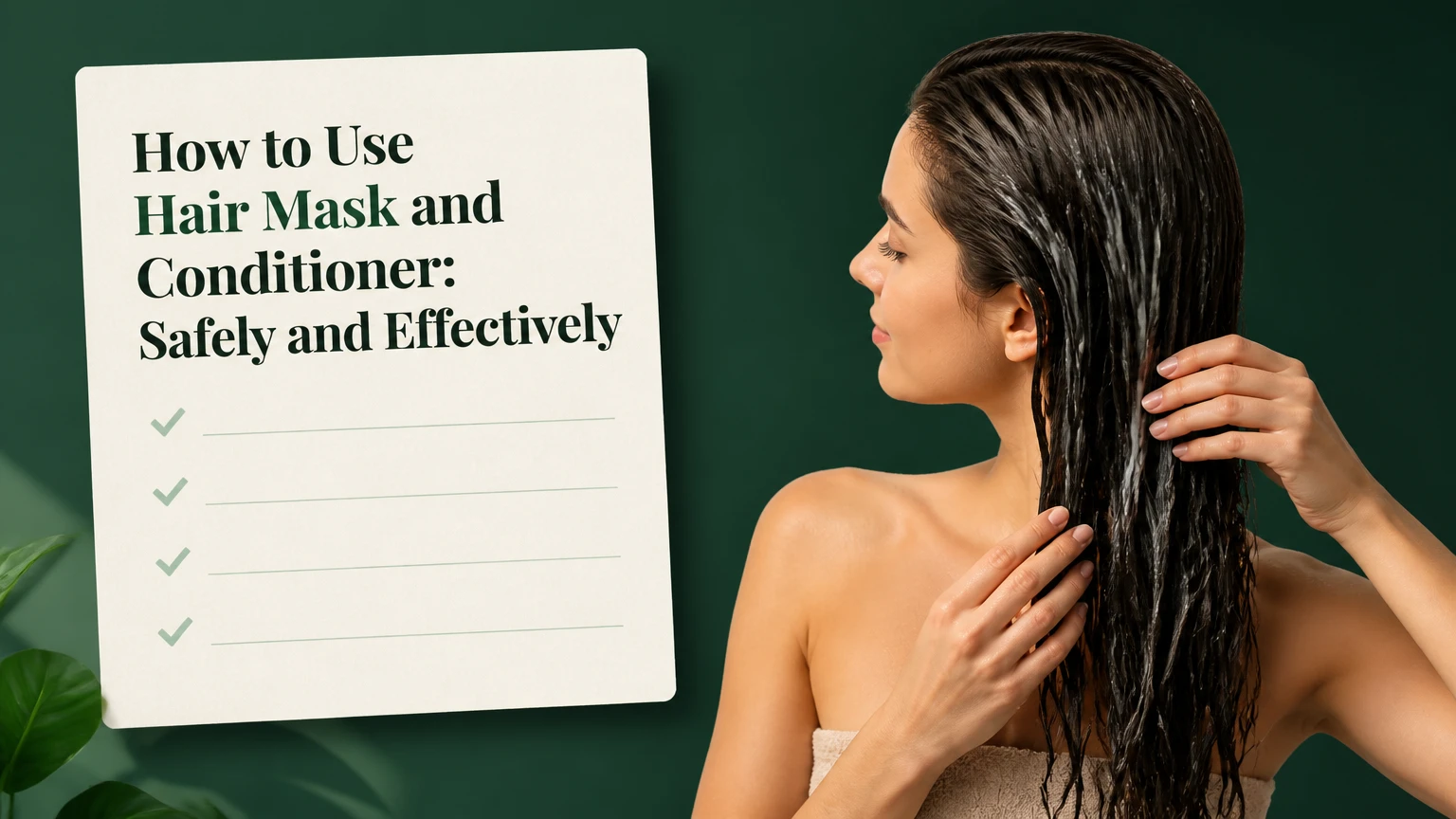 how to use hair mask and conditioner