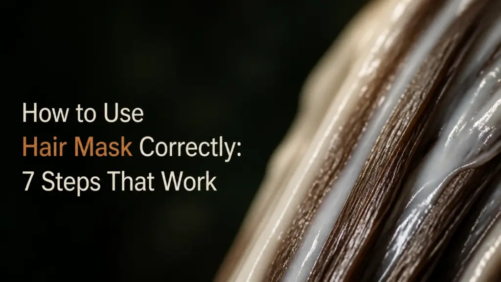 how to use hair mask correctly