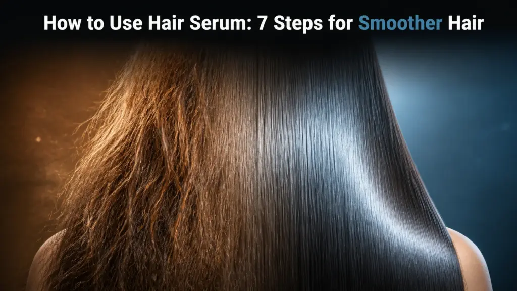 how to use hair serum