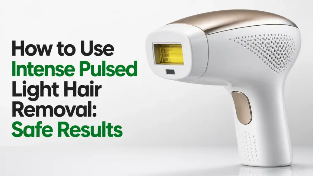 how to use intense pulsed light hair removal