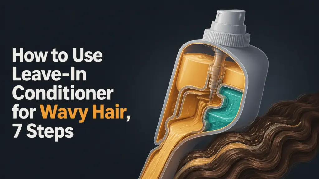 how to use leave in conditioner for wavy hair