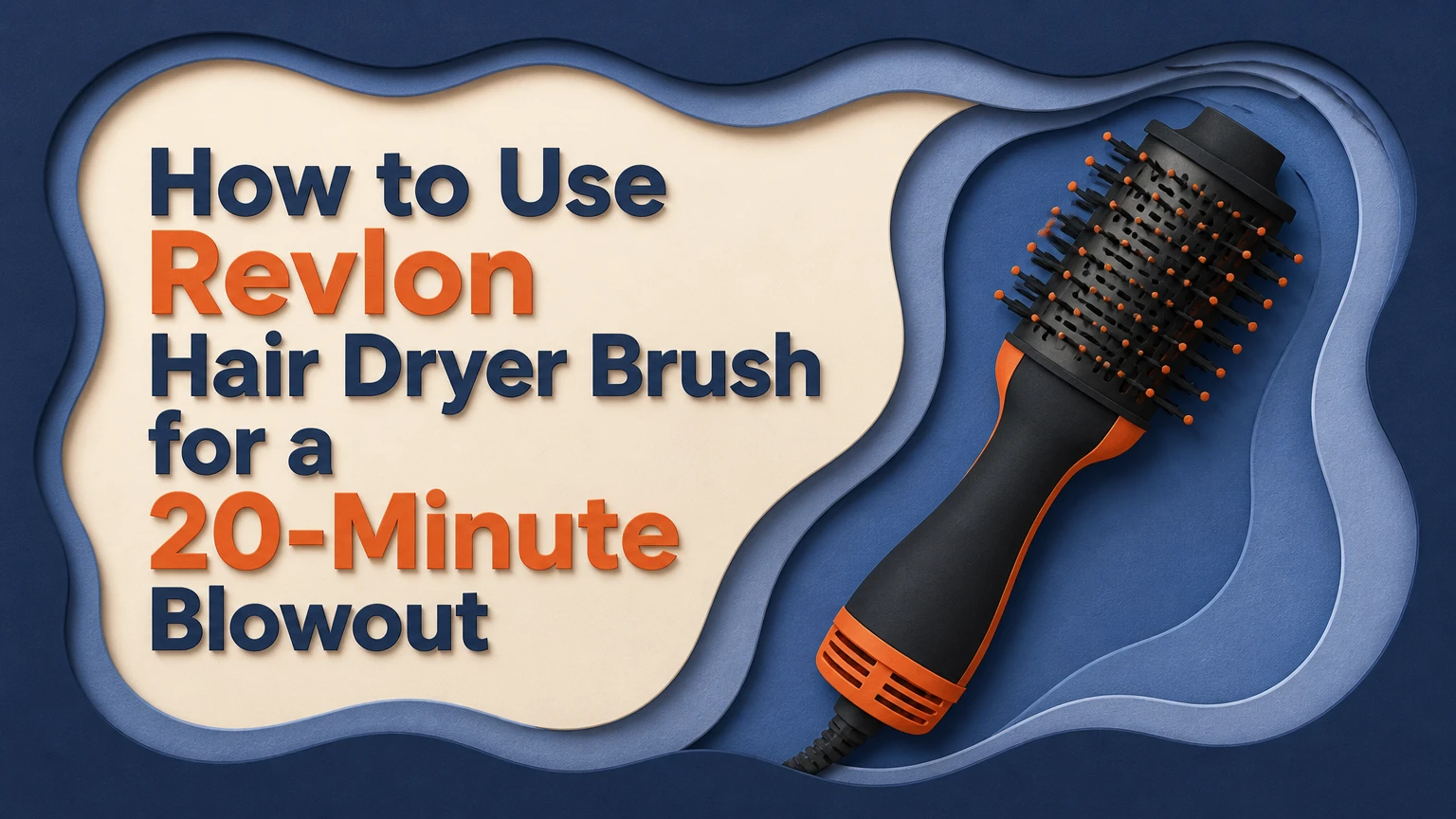 how to use revlon hair dryer brush