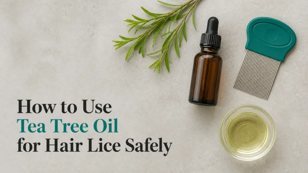 how to use tea tree oil for hair lice