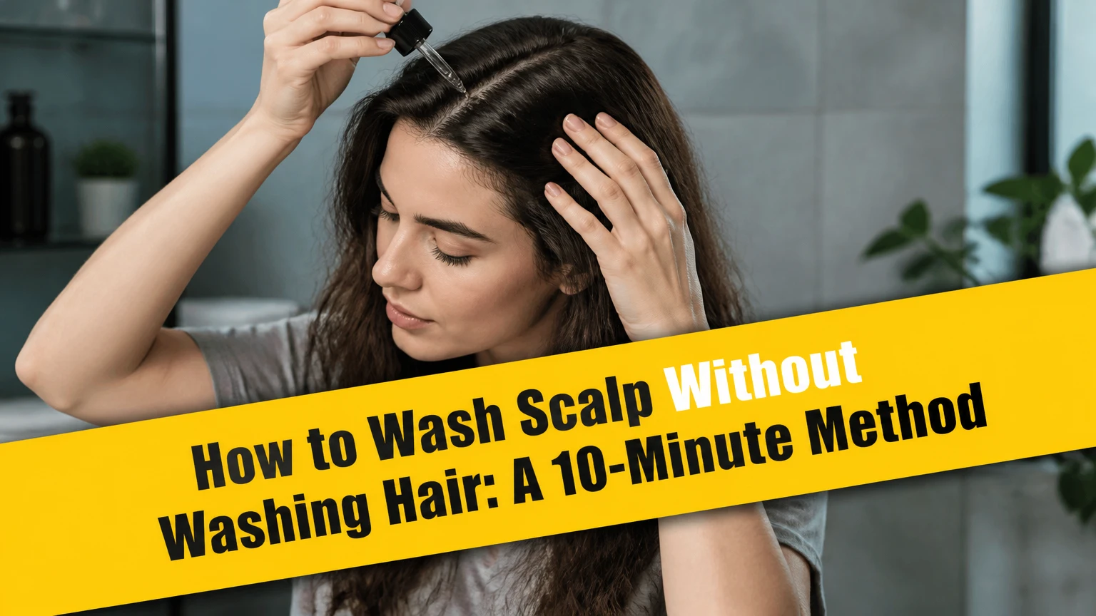 how to wash scalp without washing hair
