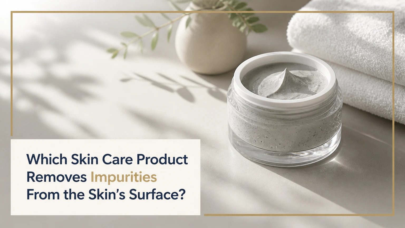 which skin care product removes impurities from the skins surface
